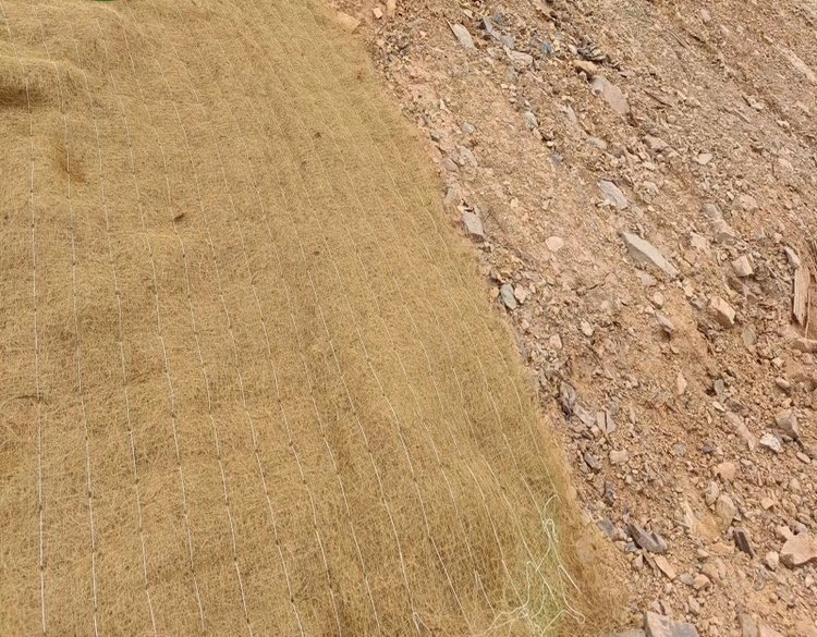众汇煤矿生态恢复椰丝植被毯荒山植被快速绿化