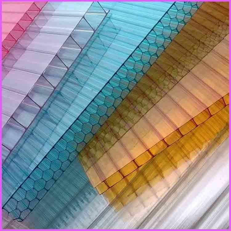上海10mm双层阳光板 防紫外线PC阳光板 聚碳酸脂中空板图片