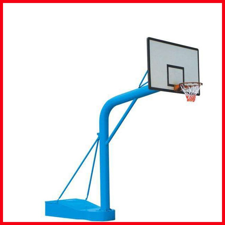户外圆管篮球架 固定篮球架 通奥 学校标准篮球架
