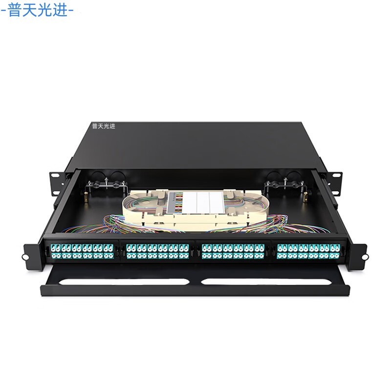 销售OM3光纤跳线 普天光进 19英寸网络机柜 LC模块盒跳线 预端接模块盒 MTP模块化光缆终端盒