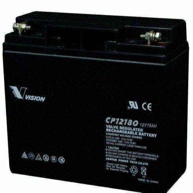 VISION威神铅酸蓄电池CP12120消防主机拉杆音响12V12AH医用电源图片