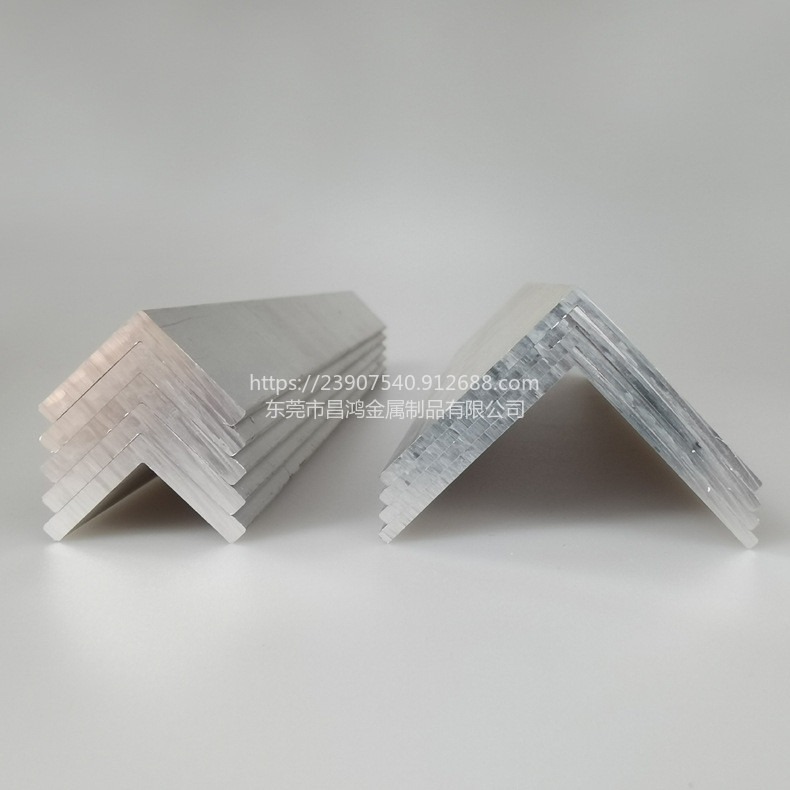 昌鸿  工厂供应现货6061角铝6063铝合金型材角铝 90度直角角铝 可零切