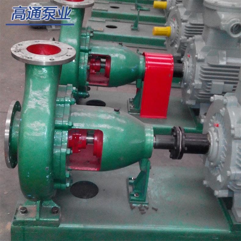 高通泵业IH65-40-250轻质高强不变形卧式不锈钢化工泵机械密封