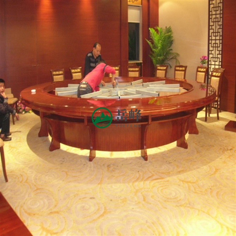 上海f电动餐桌	家庭用电动餐桌1024	原木圆桌岚慧