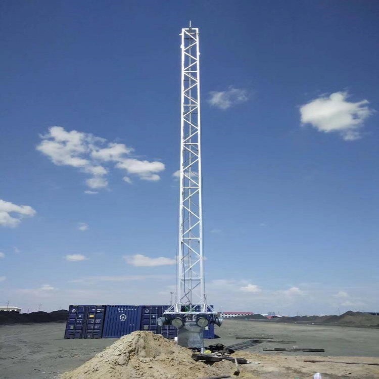 钢结构投光塔 升降式投光塔 固定式投光塔泰翔生产  质保30年