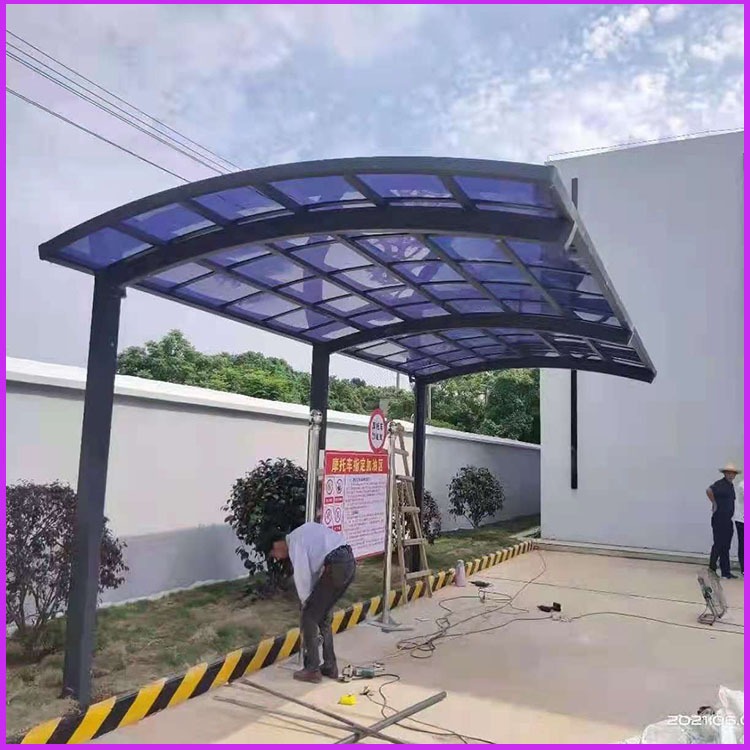 12毫米双层阳光板 枣庄聚碳酸酯中空板 庭院雨棚PC阳光板厂家定制