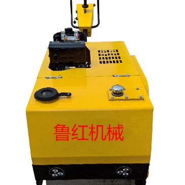 南京鲁红机械厂家 供应小型手扶压路机 手扶式600双钢轮压路机 LH600D
