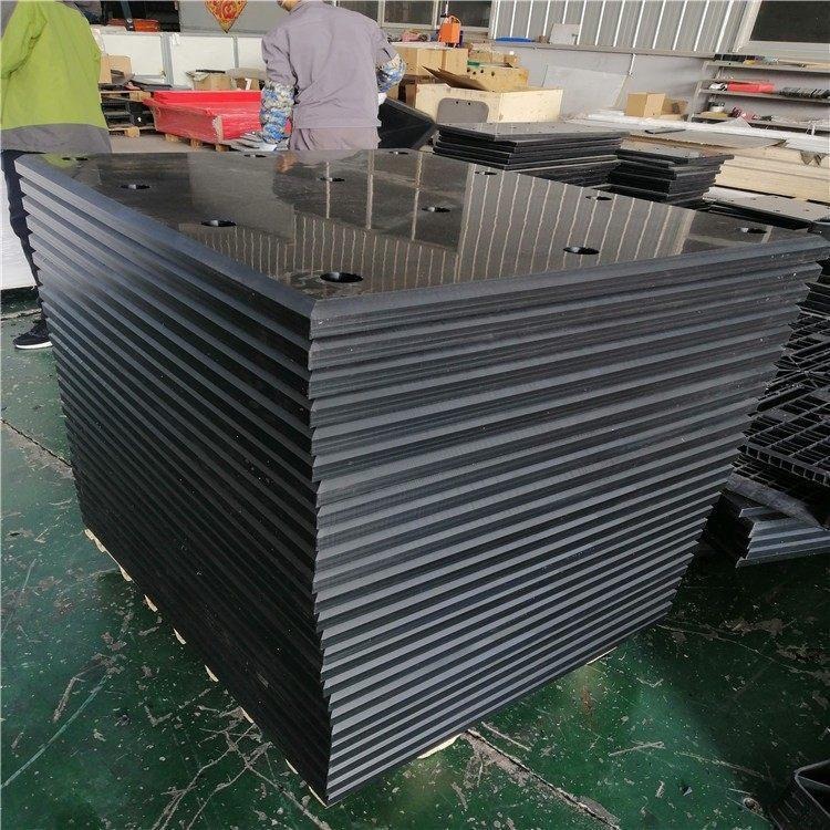 黑色超高分子量聚乙烯板 耐磨HDPE板 upe塑料板材加工
