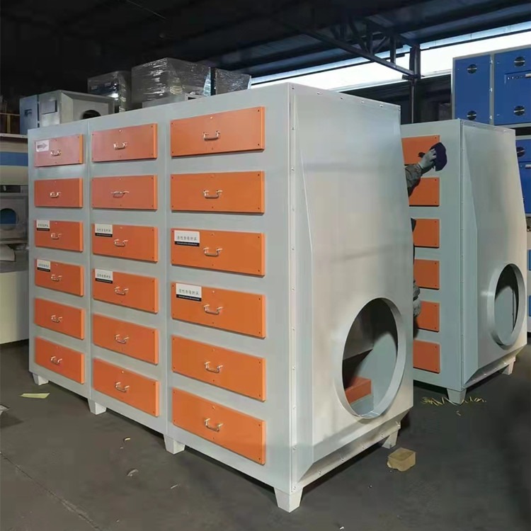 志嘉供应 活性炭二级处理箱 活性炭二级吸附箱 废气二级净化设备图片