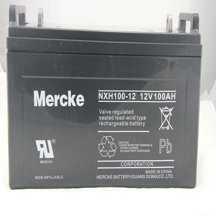 Mercke默克蓄电池NXH38-12 默克12V38AH 铅酸配电柜应急免维护蓄电池
