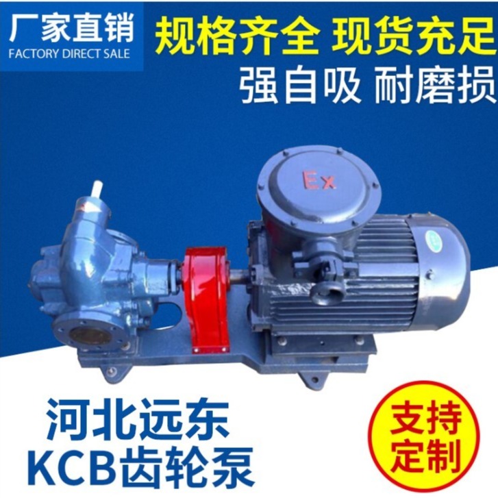润滑油油系统传输增压泵KCB135/1.45 配4kw Y112M-4电机 泵体铸铁 纯沥青泵-泊远东