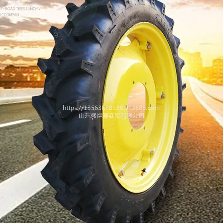 改装拖拉机轮胎 9.5-48 中耕机轮胎带钢圈 9.5-32 改装图片