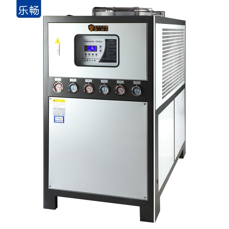供应15p防雨电箱工业风冷式冷水机 15匹冷却循环冰水机吸塑注塑模具