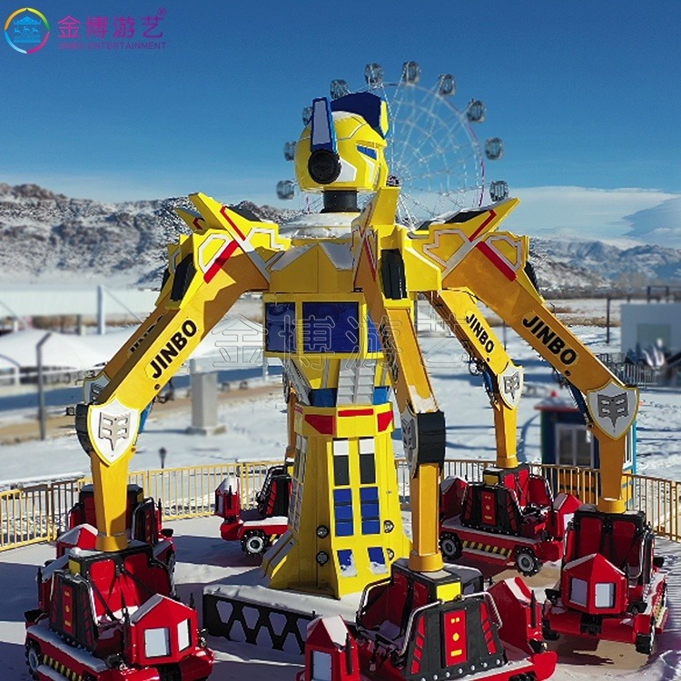 户外动力儿童游乐设备变形金刚 24人机器人大黄蜂游乐园配套设施价格图片