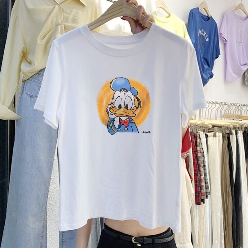 便宜体恤衫休闲大码女装短袖韩版T恤夏季衣服清货图片