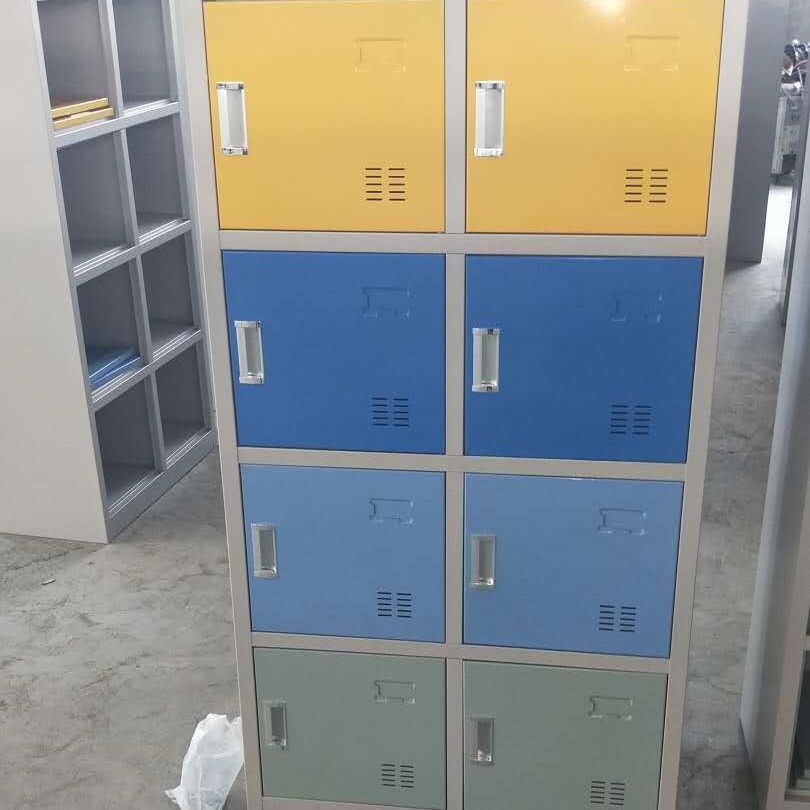 东营学生更衣柜  六门 储物柜套色加厚  工厂支持定制