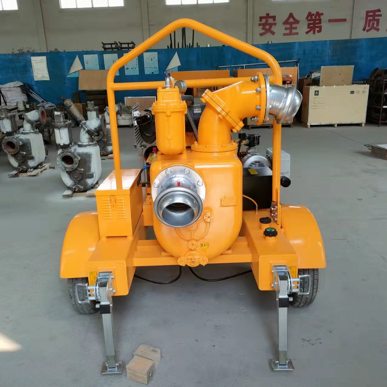 汉能 HC-ZKXZ真空辅助自吸泵 排水抢险泵车 大流量高扬程 型号全