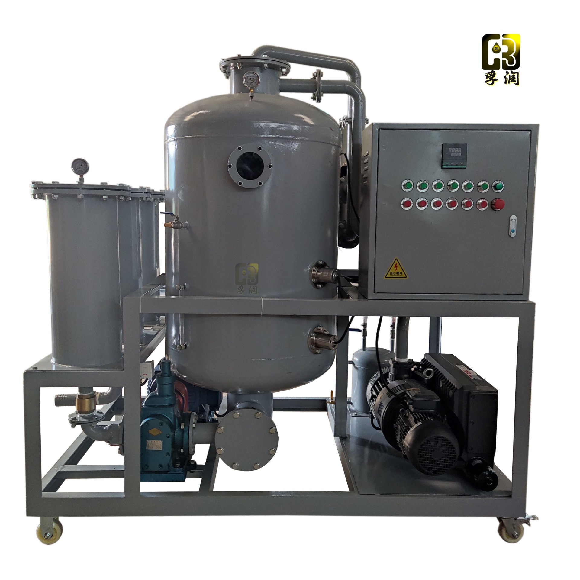 厂家直销油除杂质高效过滤脱水TYA300大流量液压油真空滤油机