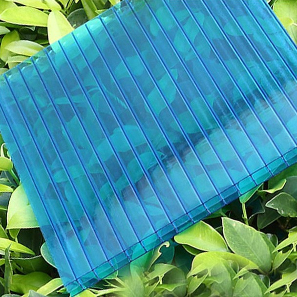 深圳PC茶色塑料多层阳光板 8mm三层塑料中空板 多层阳光板生产厂家