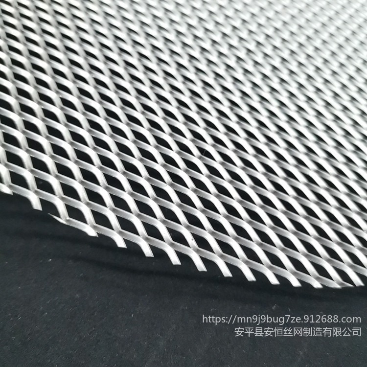 钛板斜拉网厚度1.2mm网孔6*14mm 菱形钛板扩张网 阳极钛网 安恒图片