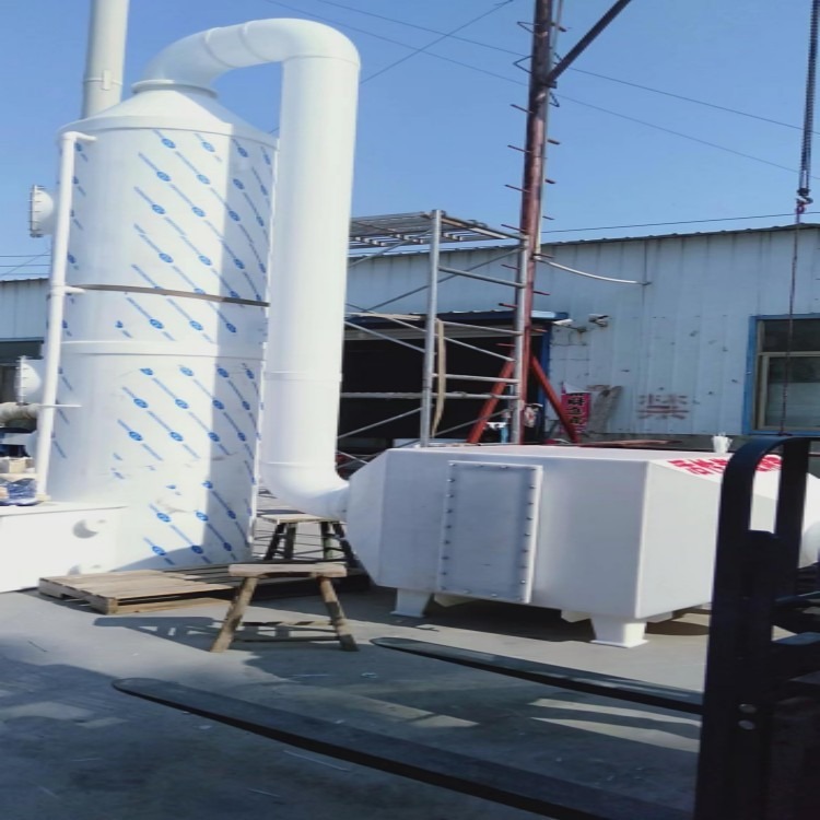 环保pp喷淋塔  废气净化洗涤塔  除臭脱硫处理设备 多种环保设备可选图片