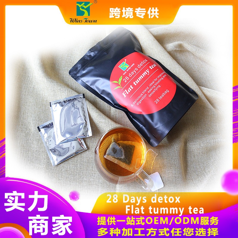 28days detox tea herbal slimming skinny tea for colon cleans