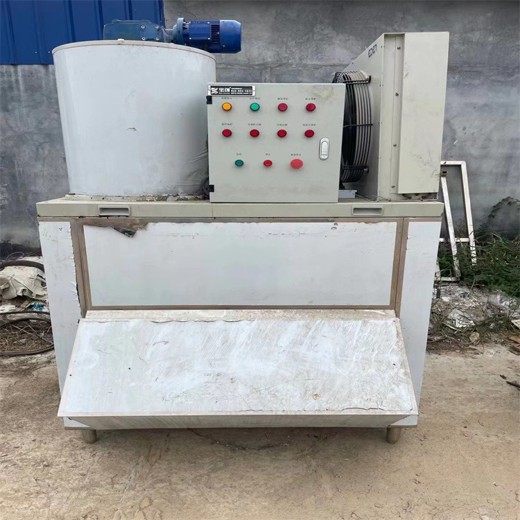 建功二手商用全自动制冰机  保鲜冷藏碎冰机 自助海鲜鳞片冰机 回收