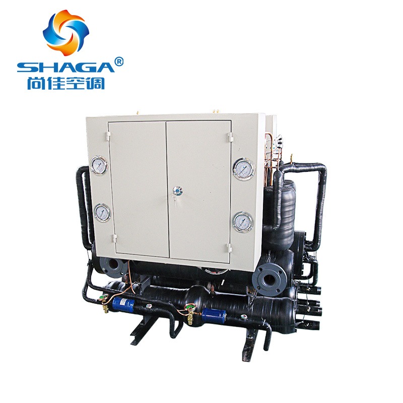 冷凝式冷水机组 一体式冷水机组 尚佳蒸发式冷水机组 离心式热泵型冷水机组图片