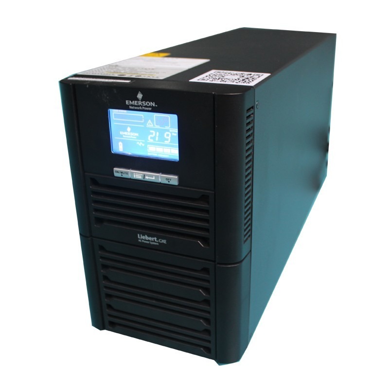 济南艾默生 维谛系列GXE01k00TS1101C00 UPS电源1KVA/800W高频不间断标机内置电池包后备电源