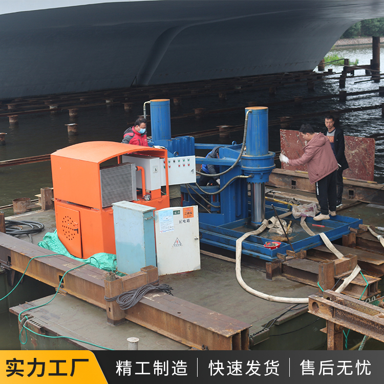 PHC工法钢板桩拔桩机水陆两用可定制浮箱