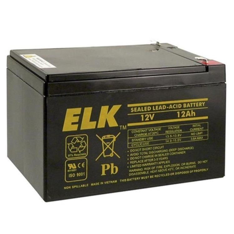 美国ELK蓄电池12V12AH原装进口电池ELK-12120逆变器 配电房
