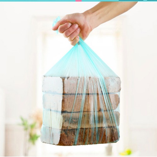 河北福升塑料包装 抽绳式 垃圾袋  一次性 家用垃圾袋可定制