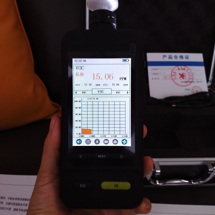 批发塑胶厂VOC气体检测仪 便携式手持气体监测器 VOC气体浓度检测器聚一搏JYB-VOC
