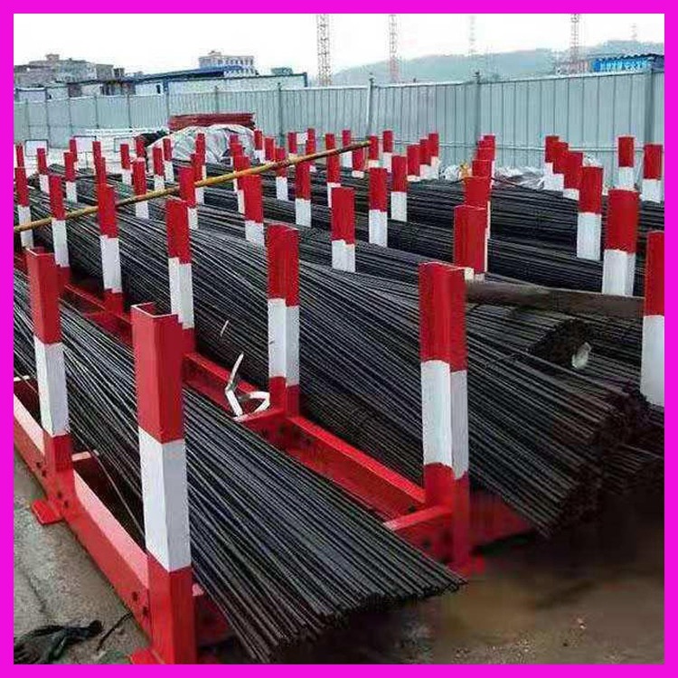 宇鑫 工地标准化钢筋堆放架子 建筑用工字钢堆放架 钢筋堆放架