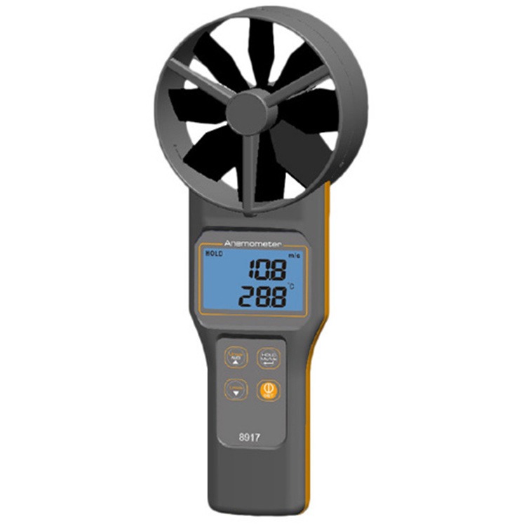 衡欣 AZ8917高精度风速仪 测量温湿度 空调 通风管道检测风速计