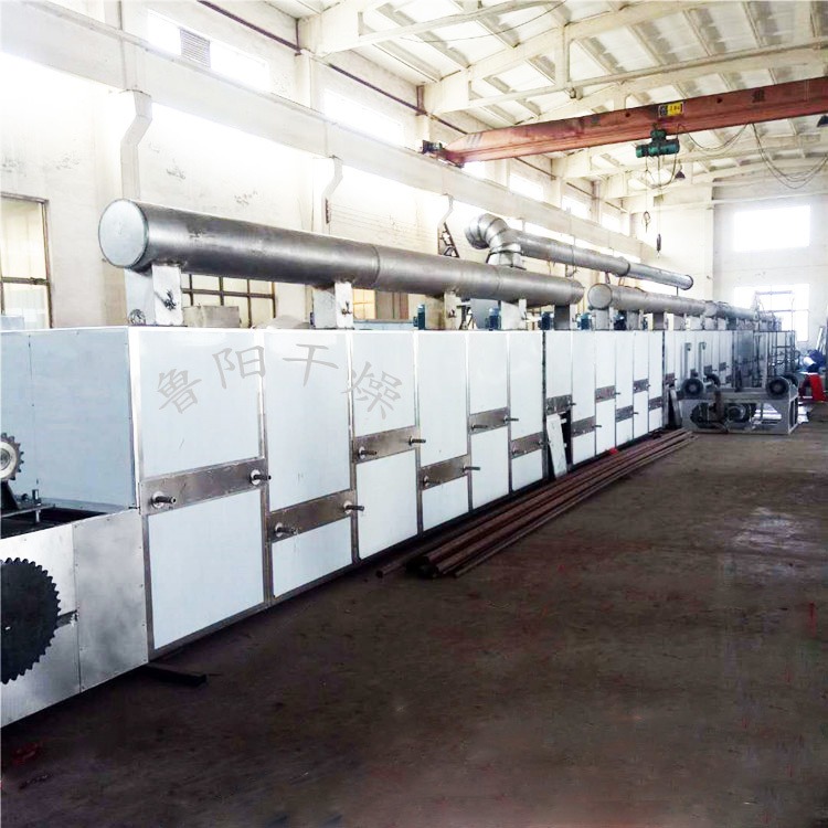 松子烘干带式干燥机热风循环低温干燥设备 鲁干牌 带式干燥机厂家图片