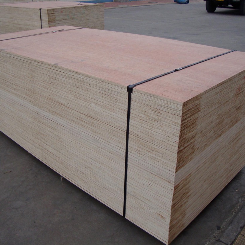 红板双面桃花芯杨木胶合板出口二次成型整芯木板可出口图片