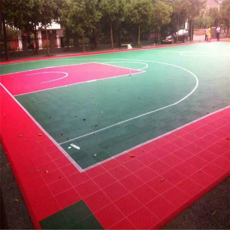 达创悬浮拼装地板 篮球场悬浮拼装地板 铺装简单