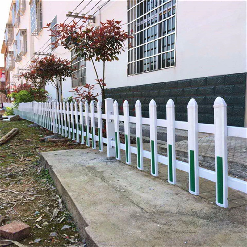 现货园艺绿化带护栏多种颜色花园围栏别墅隔离栏塑钢草坪护栏峰尚安