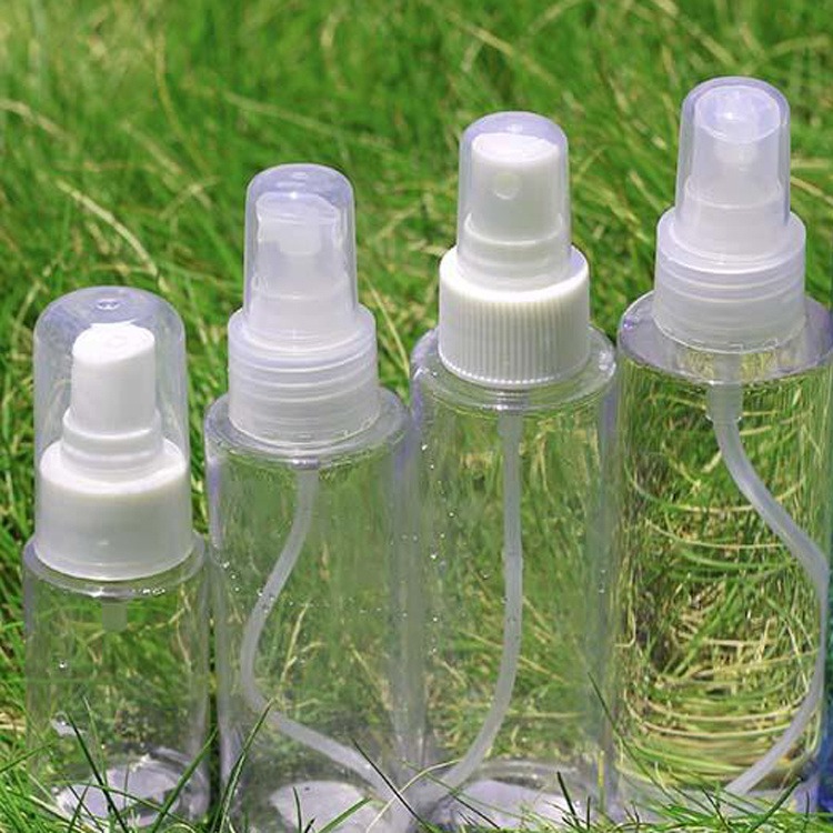 圆肩100ml喷雾瓶 塑料喷雾瓶 白色透明喷雾瓶 沧盛塑业