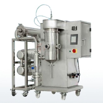 小型闭路循环喷雾干燥机,氮气循环喷雾干燥机,常用于精密陶瓷医药品电池材料硬质合金（Wc.Fe）粉喷雾干燥