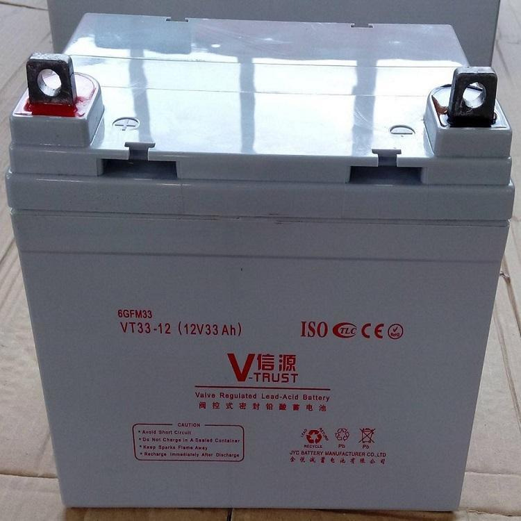 信源蓄电池VT24-12 12V24AH阀控式密封铅酸蓄电池 UPS/EPS电源配套专用
