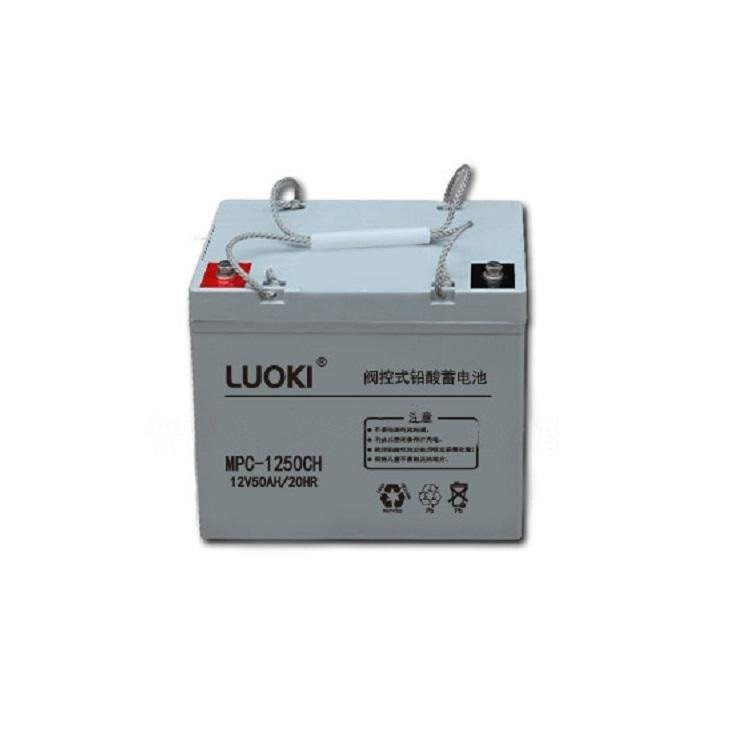 免维护LUOKI洛奇蓄电池MPC-12200 12V200AH 铅酸阀控式高低压配电设备