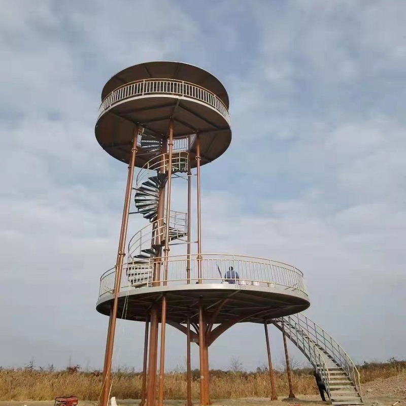15米边防观测塔   20米森林景观防火塔  25米林业局瞭望塔 泰翔制作设计 质保30年