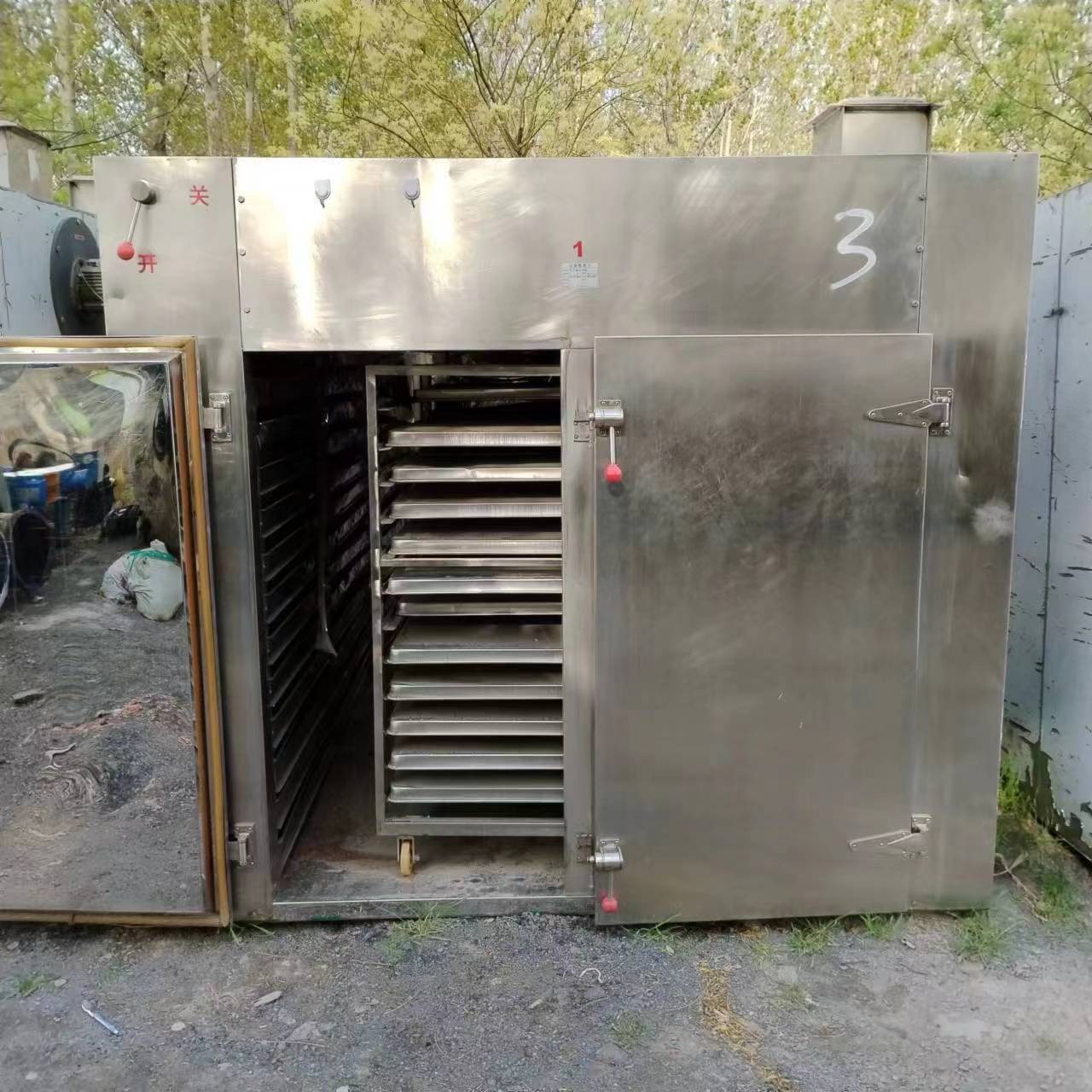 兴畅出售烘箱 二手烘箱 热风循环烘箱 电加热烘箱 工业烘箱 48盘烘箱 96盘烘箱 FC-98