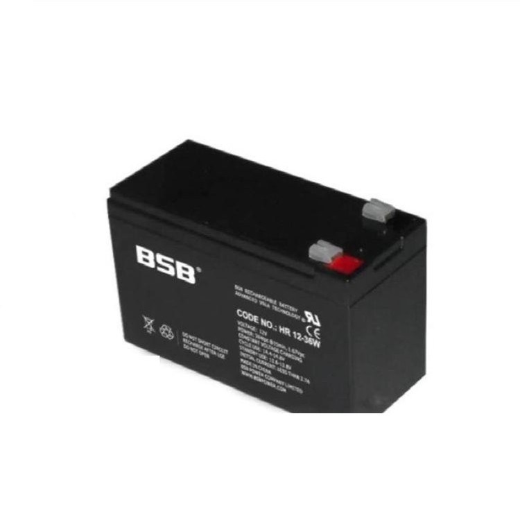 BSB佰特瑞蓄电池12V7AH储能电池HR12-36W医疗通讯配套电源