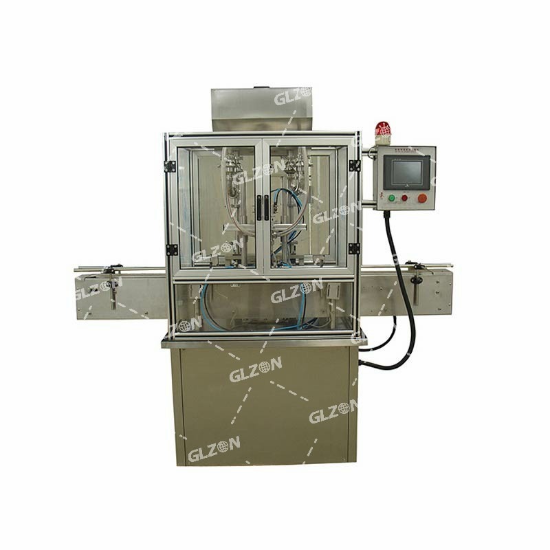 1升充氮装置压盖机_乳液压盖机自动灌装设备