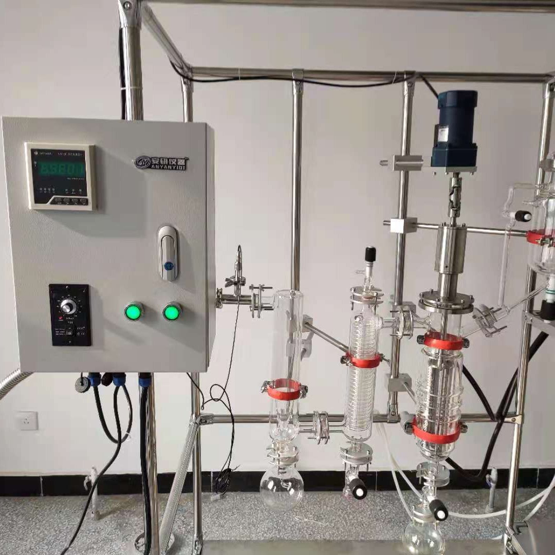 玻璃分子蒸馏仪 不锈钢短程分子蒸馏器 分子膜蒸馏设备 AYAN-F150 杭州安研 对液体混合物进行分离