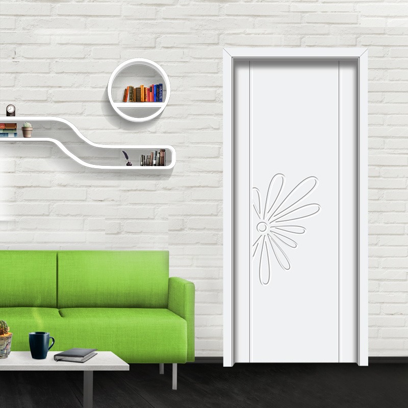 重庆伊普斯套装门厂生产销售白色烤漆套装门实木复合免漆门宾馆门
