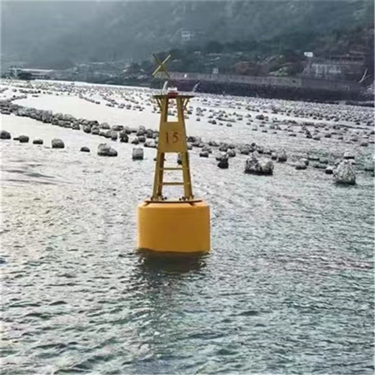 辽宁海区浮标 养殖区域助航标识浮鼓 非钢制塑料航标厂家